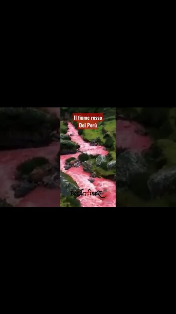 Il fiume rosso del Perù #mistero #perú #fiumerosso