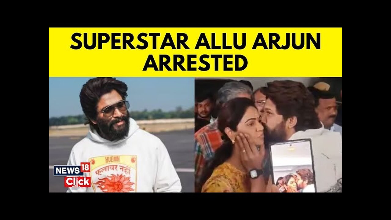 Actor Allu Arjun Arrested Over Pushpa 2 Stampede That Led To Woman's Death In Theatre | N18G