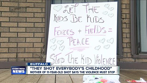 "They shot everybody's childhood." Mother of 11-year-old shot has a message for Buffalo