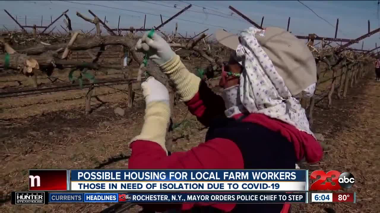 Possible housing for local farmworkers in need of isolation due to COVID-19