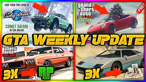 NEW GTA 5 Online Christmas Surprise Update 2022 OUT NOW! (3X RP & $)