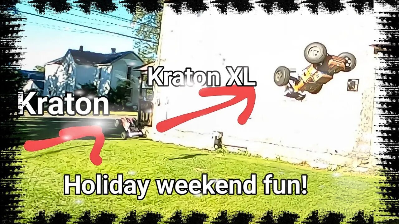 ARRMA KRATON, TYPHON, FPV ACTION Holiday weekend fun