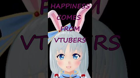 HAPPINESS COMES FROM VTUBERS 🫠 #shorts #vtuber #envtuber #envtuberclip #vtuberuprising #memes #bunny