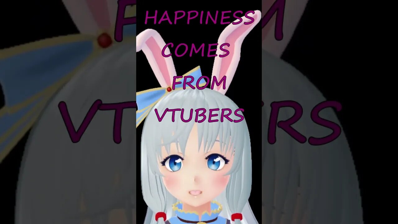 HAPPINESS COMES FROM VTUBERS 🫠 #shorts #vtuber #envtuber #envtuberclip #vtuberuprising #memes #bunny