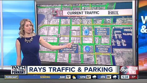 Rays traffic, parking info for game 4 against Astros at Tropicana Field