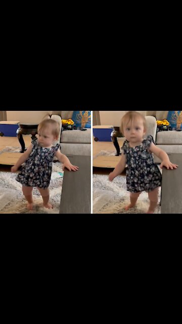 Baby Girl Preciously Dances To 'Footloose' Theme Song