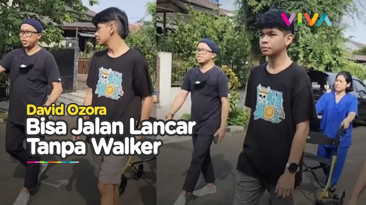 Alhamdulillah! Senyuman David Ozora Saat Jalan Tanpa Alat Bantu