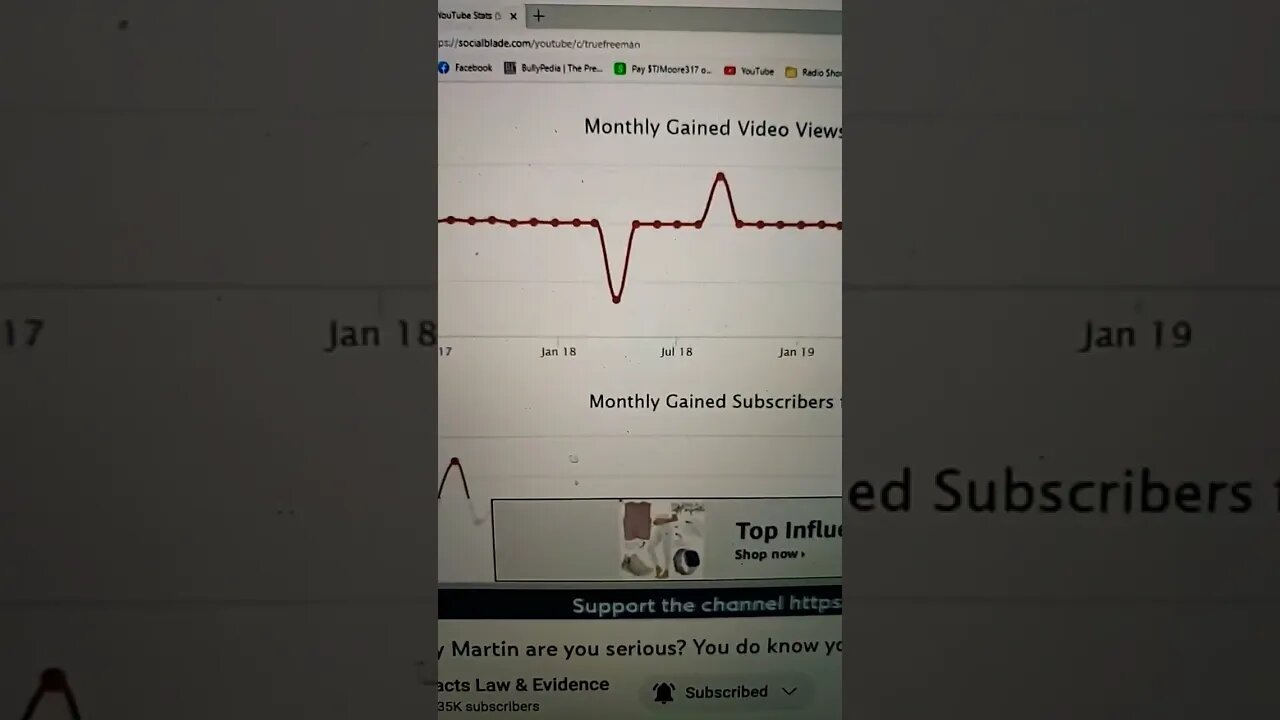 True Freeman Social Blade Analytics #2