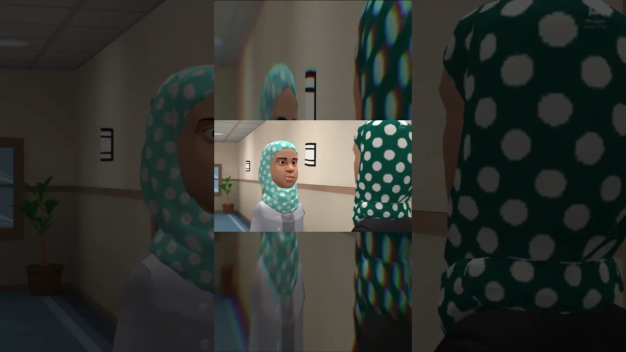 Girl and Aunty funny joke cartoon animation 3d comedy urdu shorts