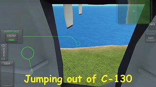 Jumping out of C-130 | Turboprop Flight Simulator