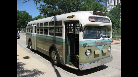 Kinda of a reverse Rosa Parks scenerio