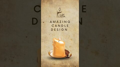 Amazing Candle Design🕯️ #shorts #youtube video ideas #Asmr
