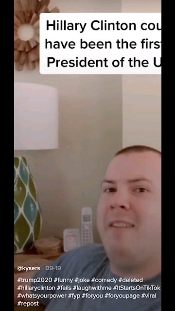 Hillary, the first F president, but no email!