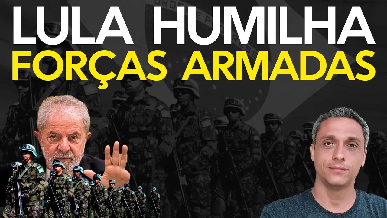 Humilhados - LULA dá um pé na bunda das Forças Armadas e os expulsa do Alvorada