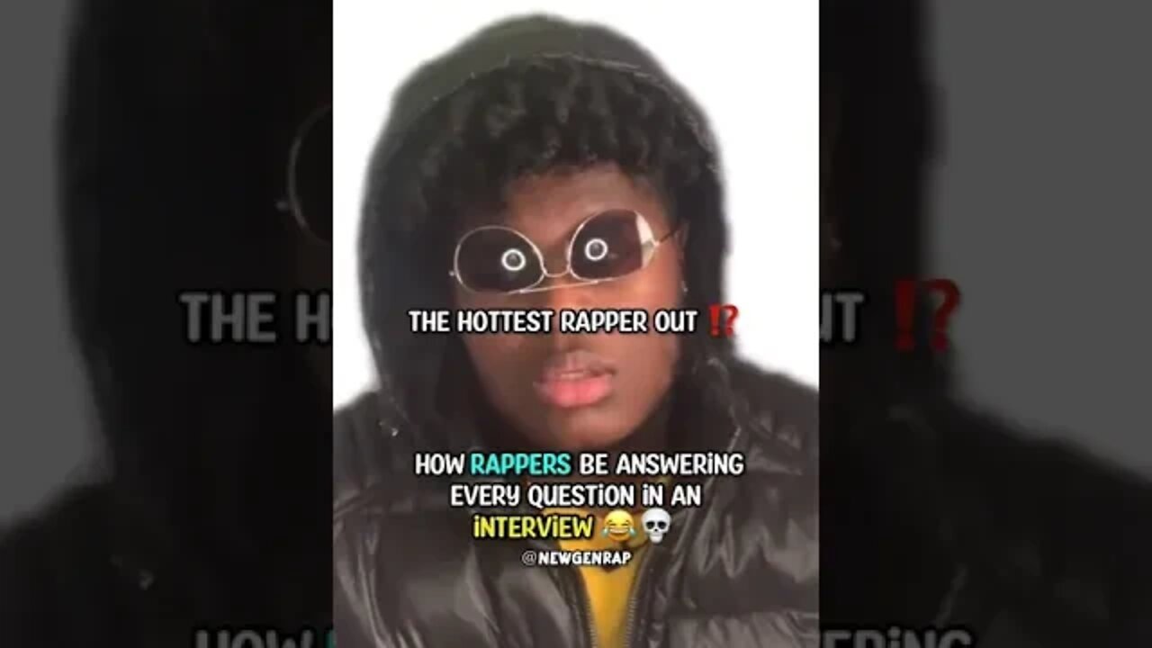 how rappers answer questions🤣