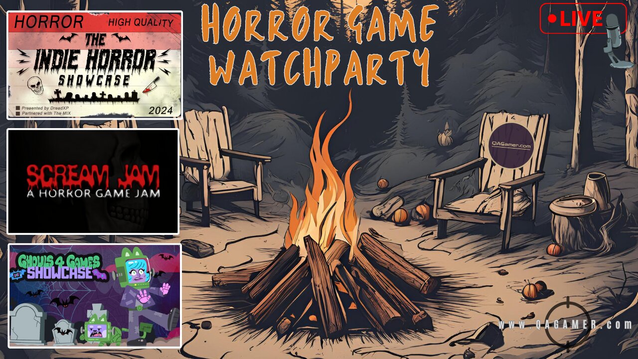 🎮 Indie Horror Showcase | "QAWatchParty"