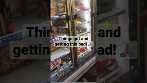 Things done got bad and getting worse out here. Locks on freezers at a Dollar Store. Praying for all