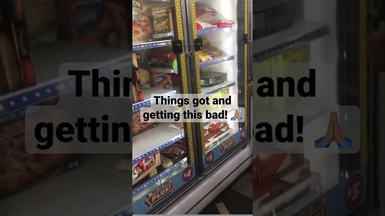 Things done got bad and getting worse out here. Locks on freezers at a Dollar Store. Praying for all