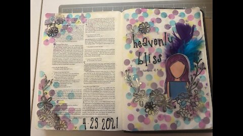 Let's bible Journal Hebrews 4 (from Lovely Lavender Wishes)