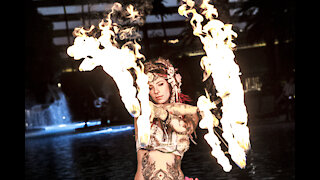 Jessica fire dance