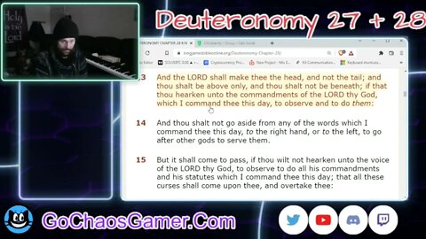 Deuteronomy 27 + 28 King James Version (KJV Bible 2022)