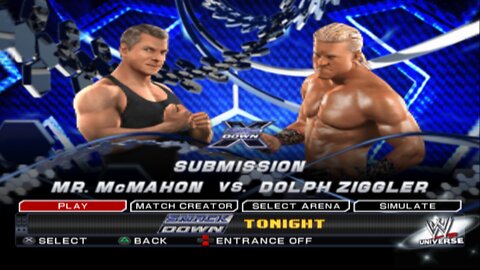 WWE SmackDown vs Raw 2011 Mr. McMahon vs Dolph Ziggler