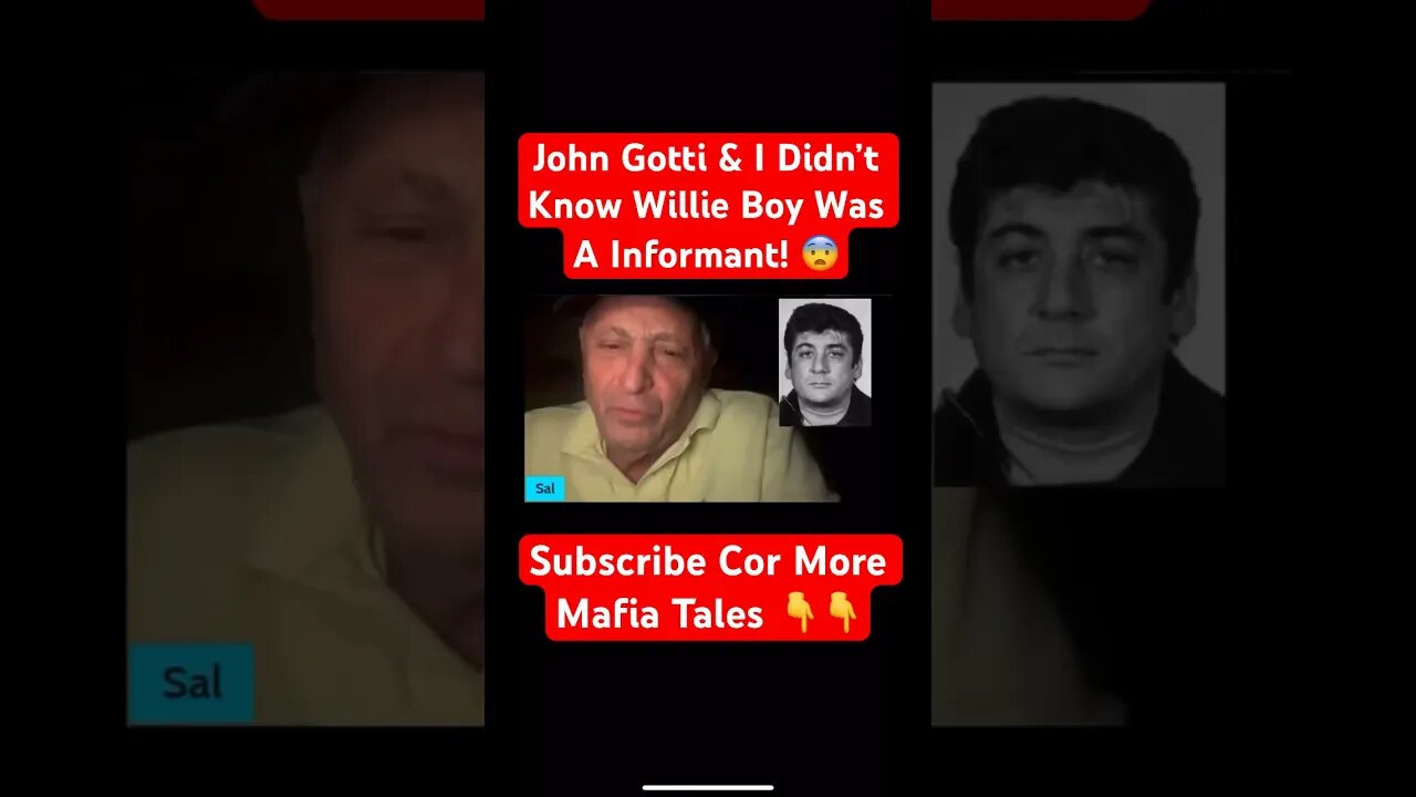 John Gotti & I Didn’t Know Willie Boy Was A Informant! 😨 #mafia #fbi #rat #crime