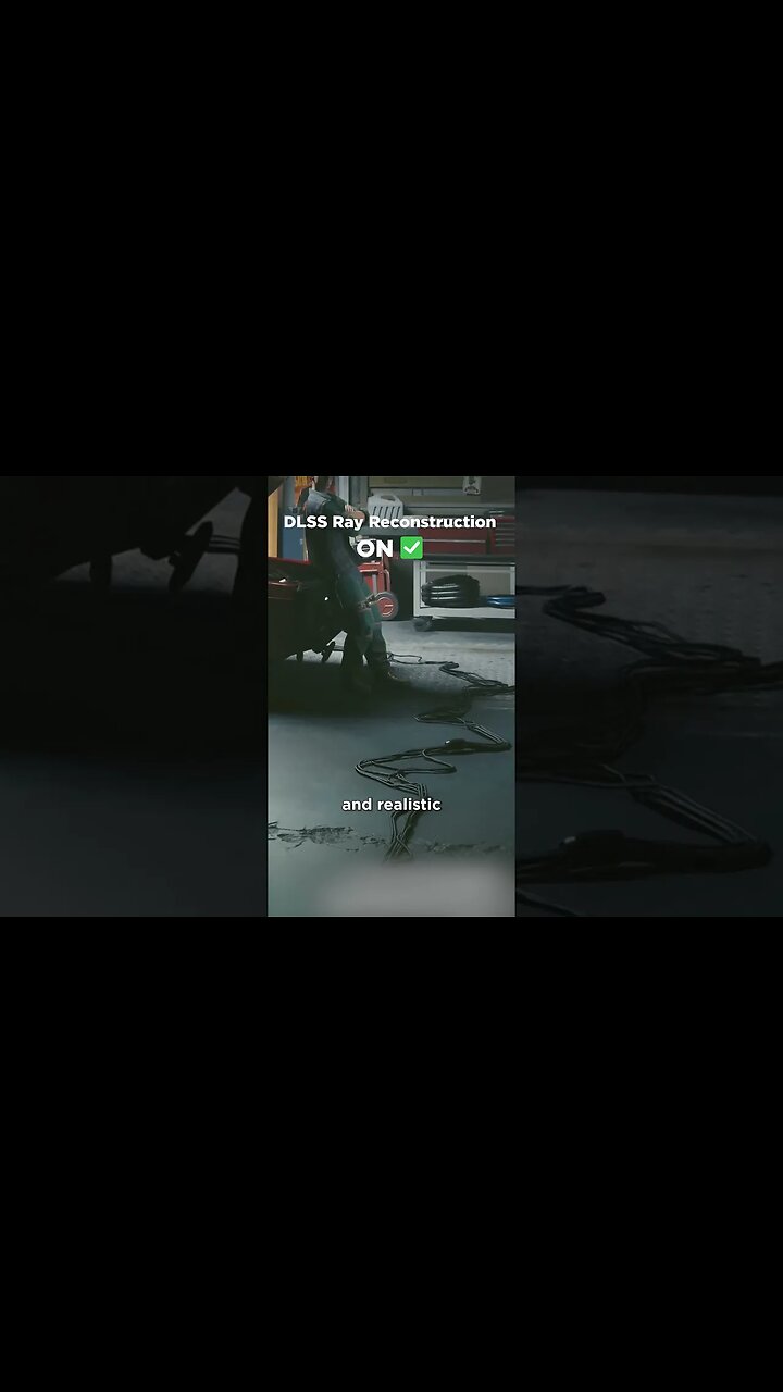 Nvidia DLSS 3.5 Ray Reconstruction Cyberpunk 2077 #shorts