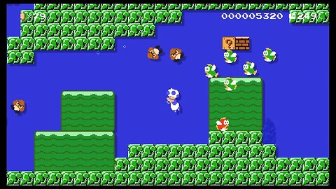 Mario Maker 2 SMB Underwater Levels
