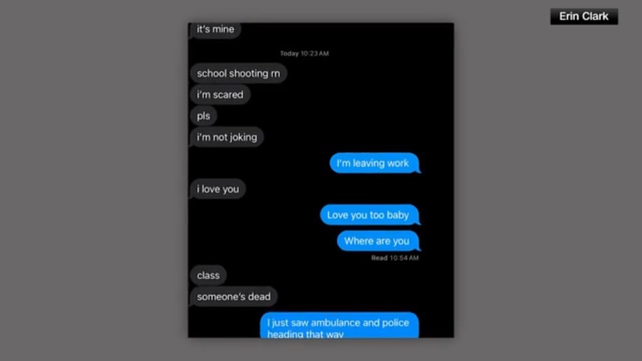 Mother shares terrifying texts with student at Georgia high school during school shooting