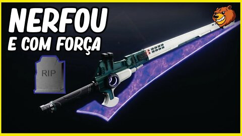 DESTINY 2 │ EFEITO GUME ÁVIDO NERFADO NO JOGO