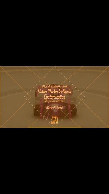 [Asphalt 9 China (A9C / C9)] Aston Martin Valkyrie New Customization | Royal Tour Season | #Shorts