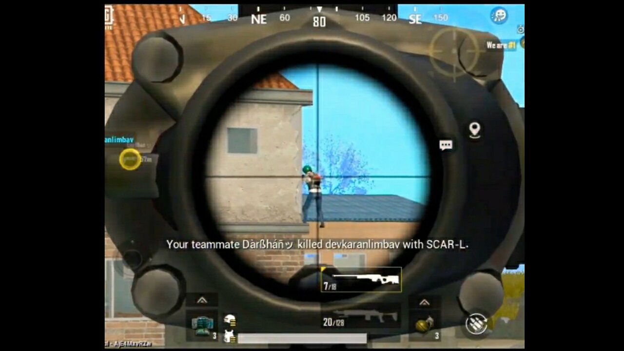 PUBG MOBIlE LITE HEADSHOT WITH AWM.