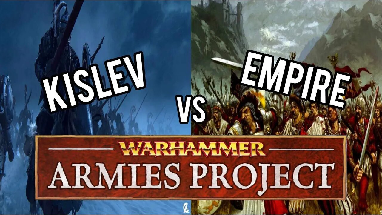 Warhammer Fantasy Battle Report EMPIRE vs KISLEV Warhammer Armies Project