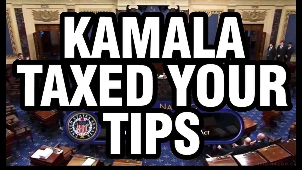 Copy Cat Kamala Taxed Your Tips...