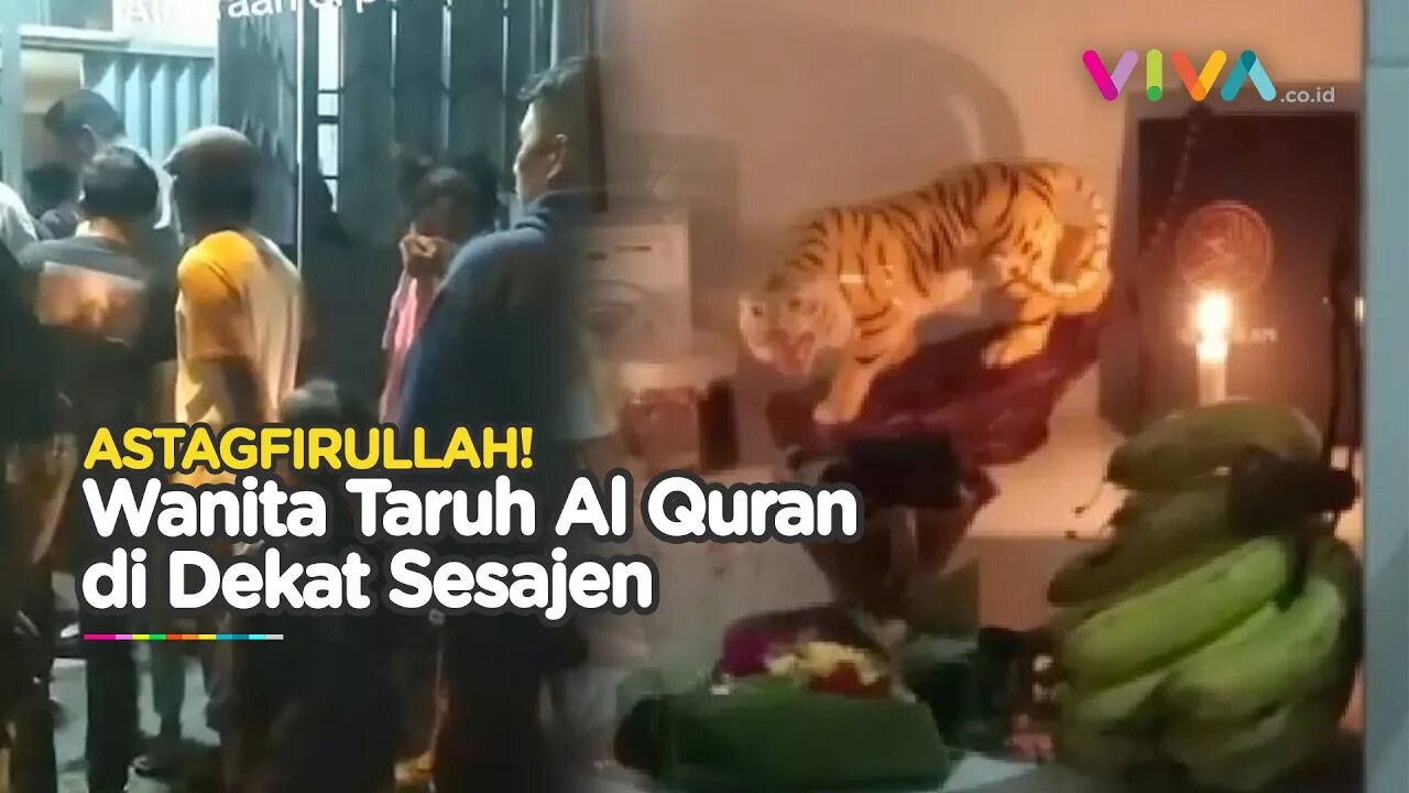 ISLAM DINODAI! Al Quran dan Tasbih Ditaruh Dekat Sesajen Umat Tionghoa