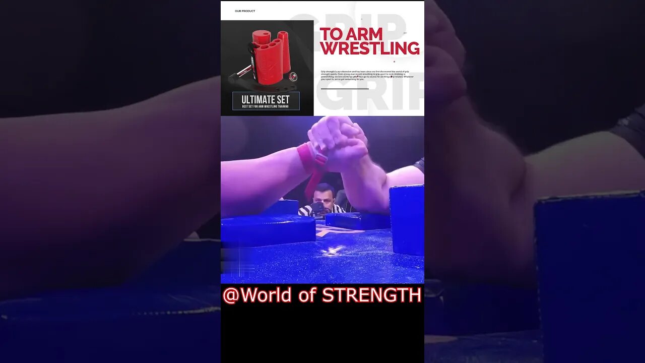 Intensity at the Table: Genadi Kvikvinia vs. Ermes Gasparini Armwrestling Match