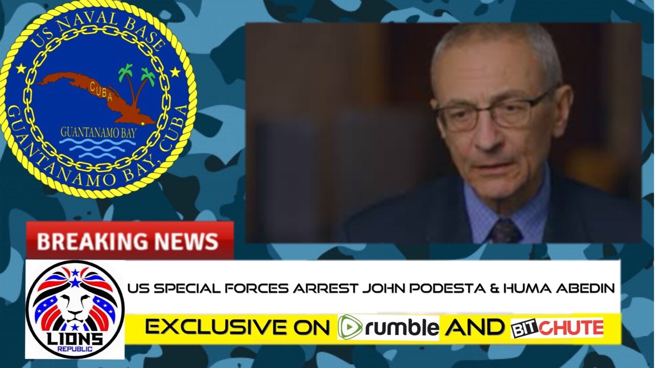 US SPECIAL FORCES ARREST JOHN PODESTA & HUMAN ABEDIN