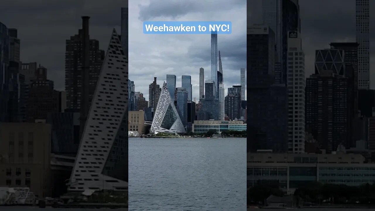 Ferry to NYC from Weehawken, NJ #nj #NY #nyc #ferry #waterway