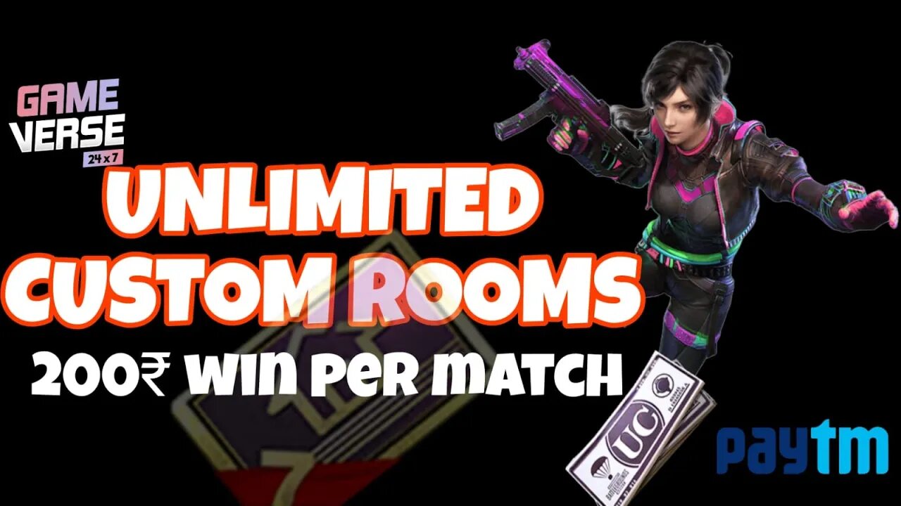 BGMI Live Custom Room | Paytm & Uc Giveaway | Unlimited Custom Room Live | BGMI Live