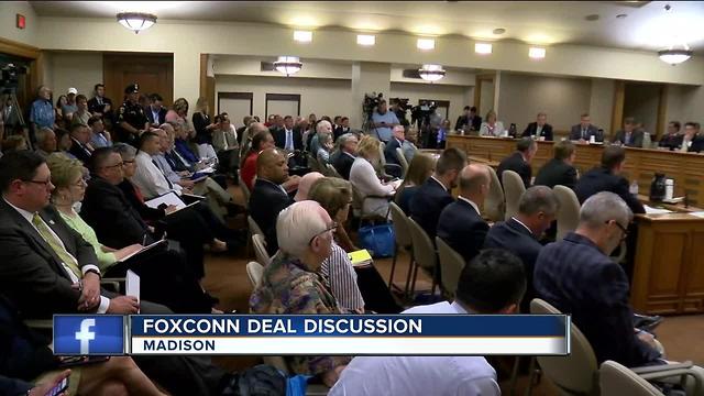 Foxconn bill held before public hearing