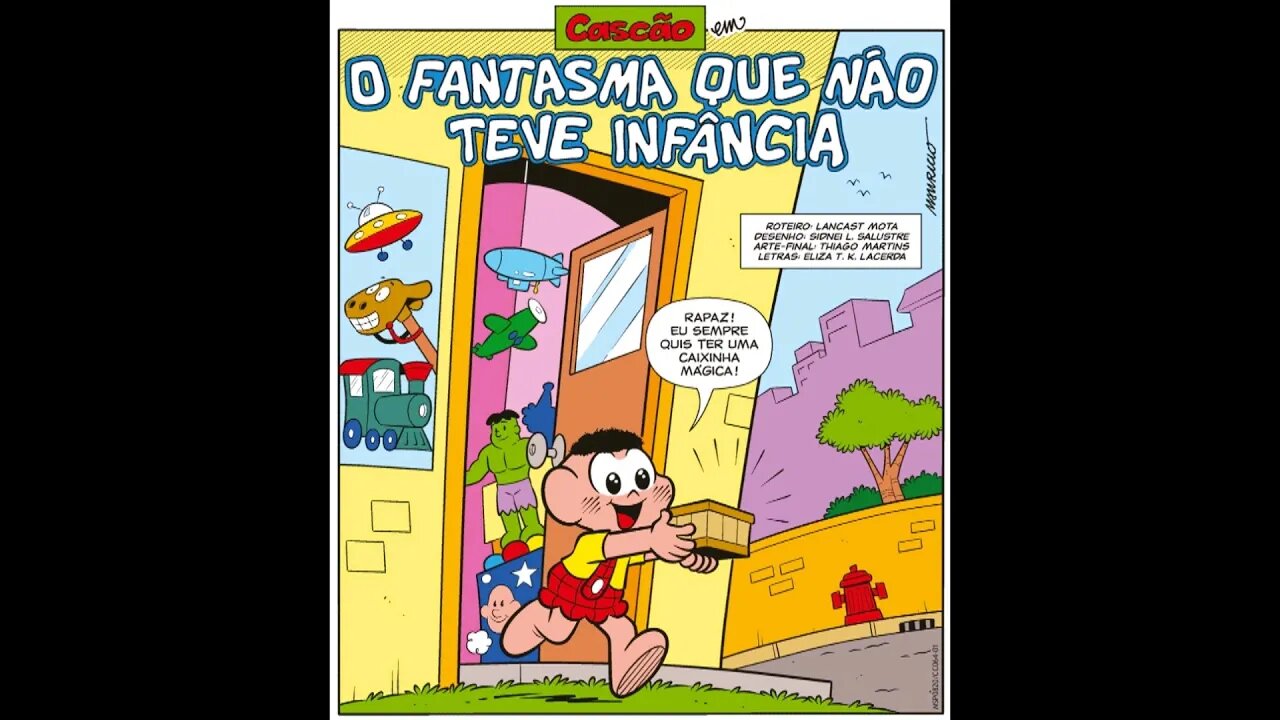 Cascão em-O fantasma que não teve infância | Gibis do Rapha 2