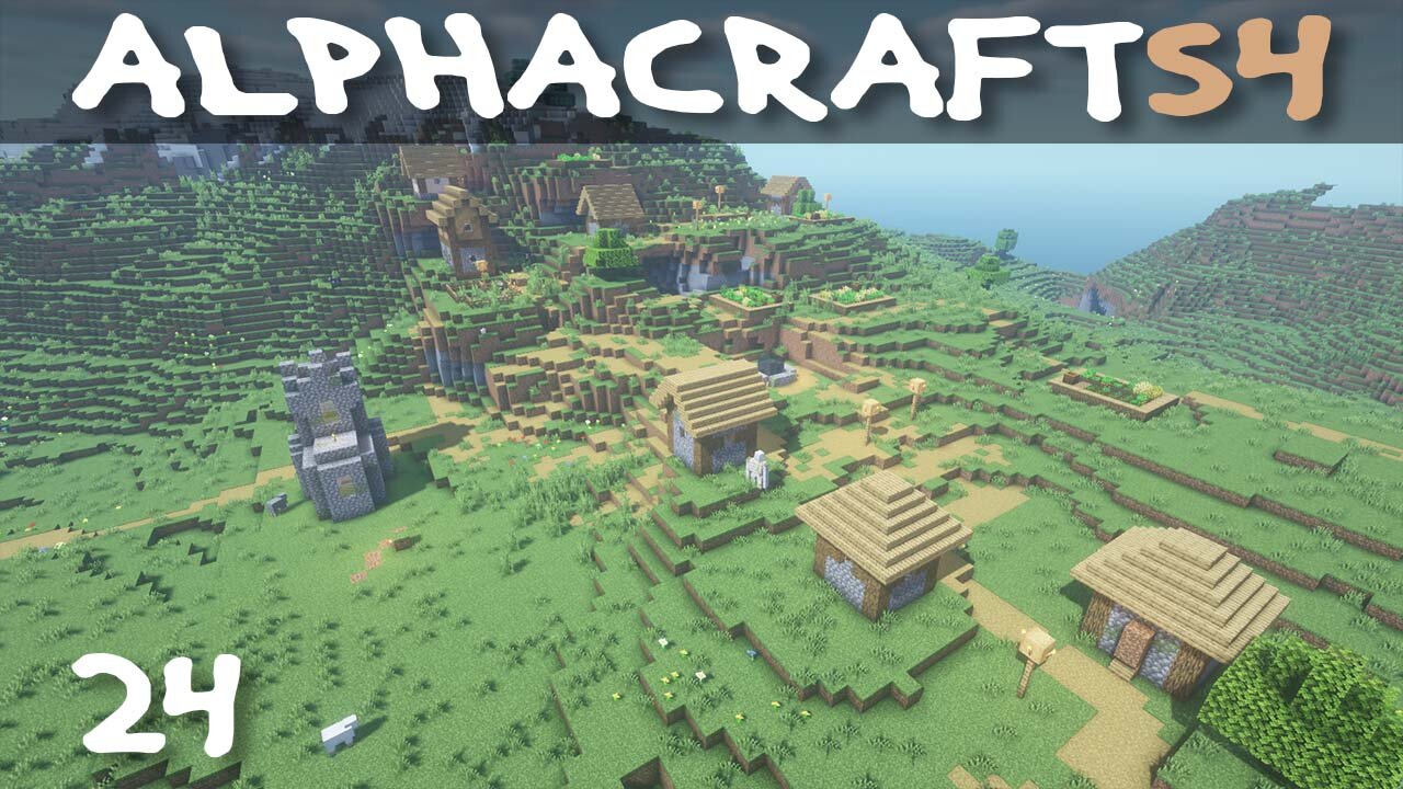 Chopping Trees - Alphacraft S4 e24 - Minecraft SMP