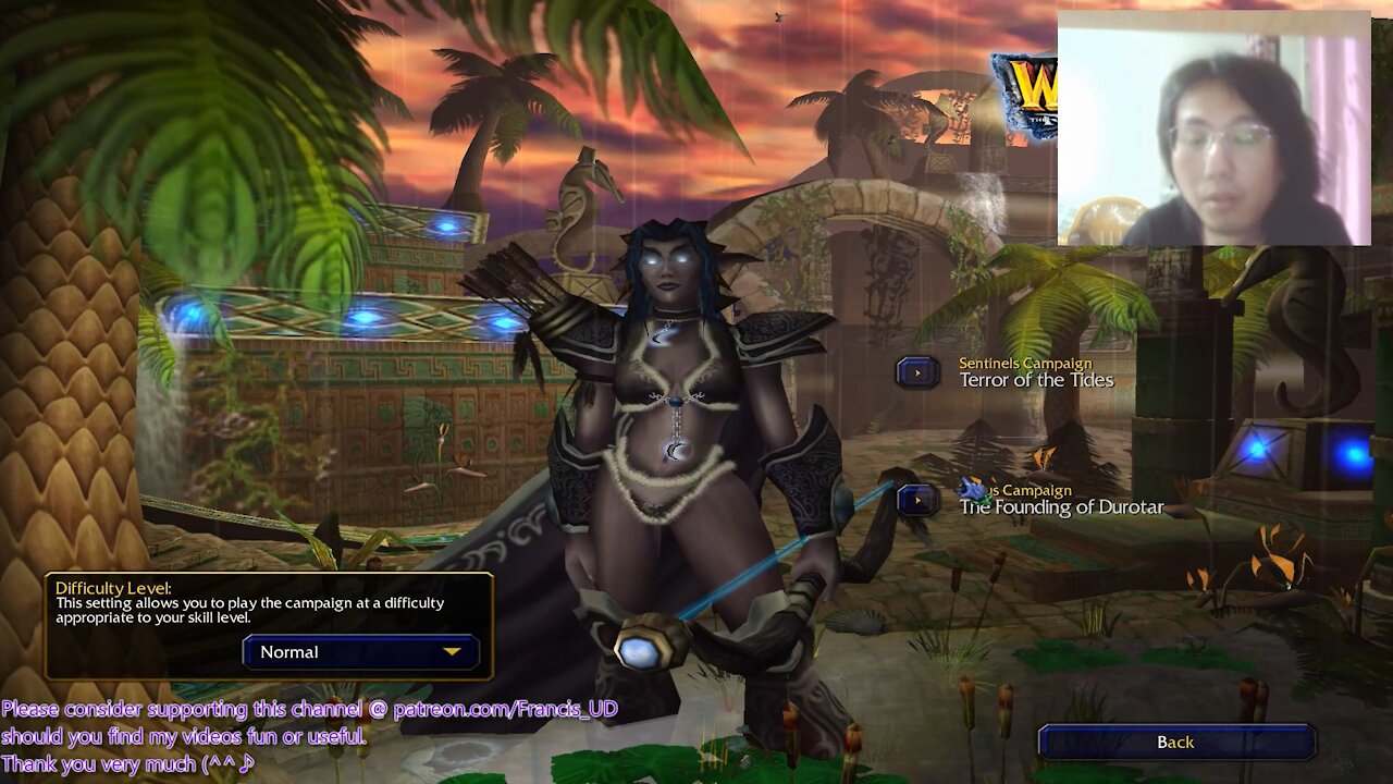 warcraft3classicfrozenthrone night elf campaign chp1 hard walkthrough