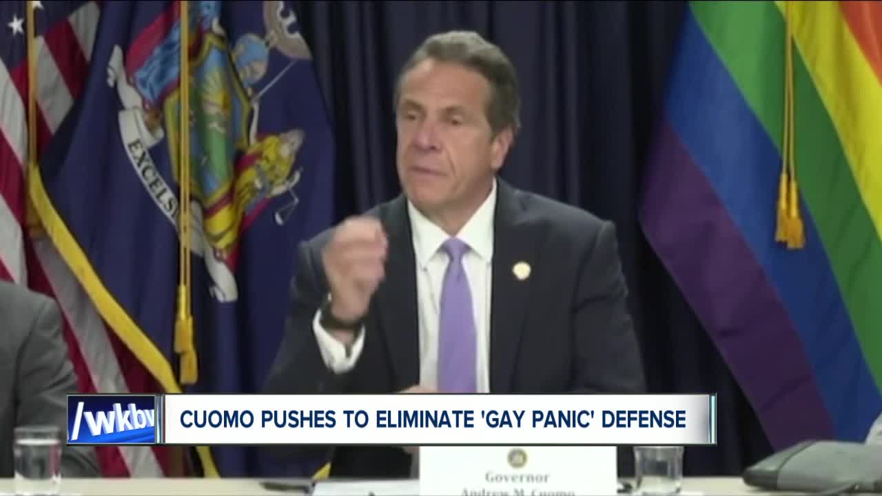 Governor Cuomo pushes to eliminate 'gay panic' defense