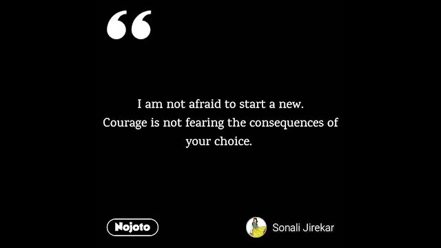 courage without consequences is easy