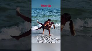 Beach Acro #shorts #beach #beachactivities #countrydance #swingdance #acrodance