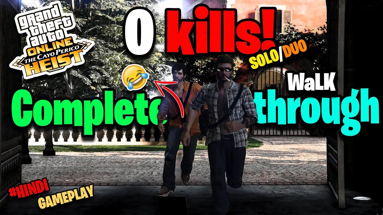 GTA Online Cayo perico heist "0 KILLS CHALLANGE"🤯 | #gaming #funny #gta