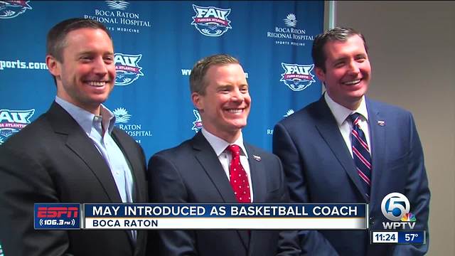 Dusty May introduced as FAU men's basketball coach