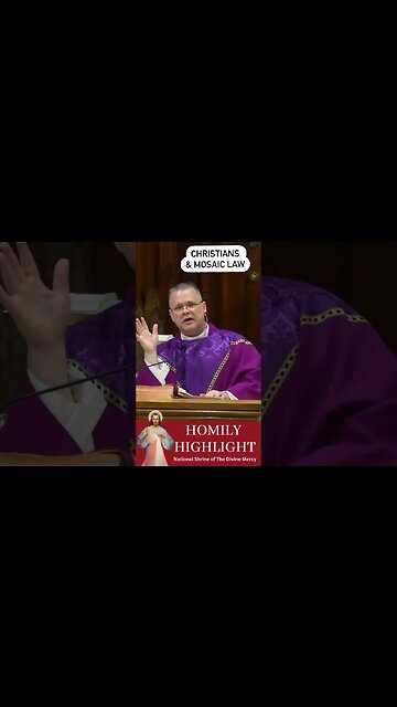 Why Christians are not obligated to follow certain Jewish laws #homilyhighlight #frchrisalar #di
